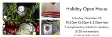 holiday open house AM