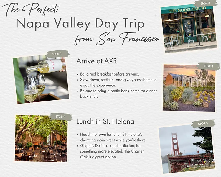The Perfect Napa Valley Day Trip Collage